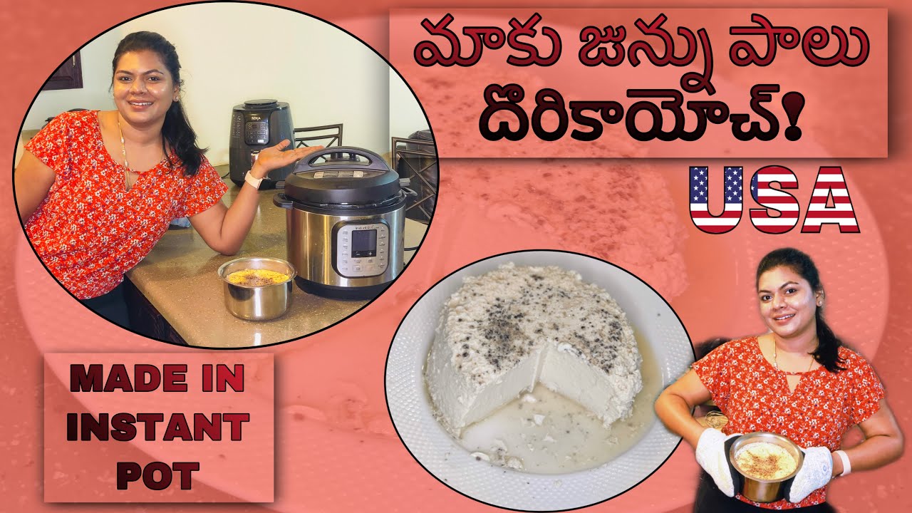 అమ్మమ్మ Recipe || జున్ను making in Instant Pot || Indian dessert in USA || Milk Pudding