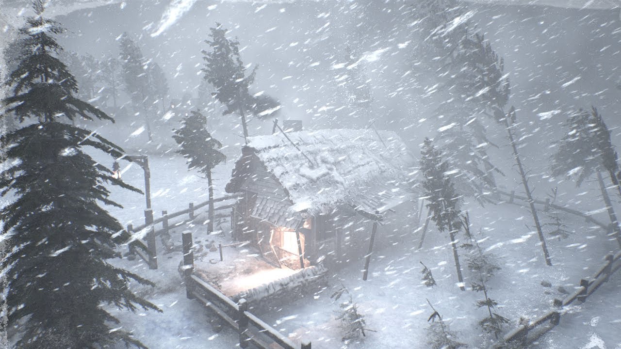 APOCALYPTIC WHITEOUT: EXTREME SNOWSTORM SOUNDS and BRUTAL WINTER STORM for Sleep. Frozen Arctic Void