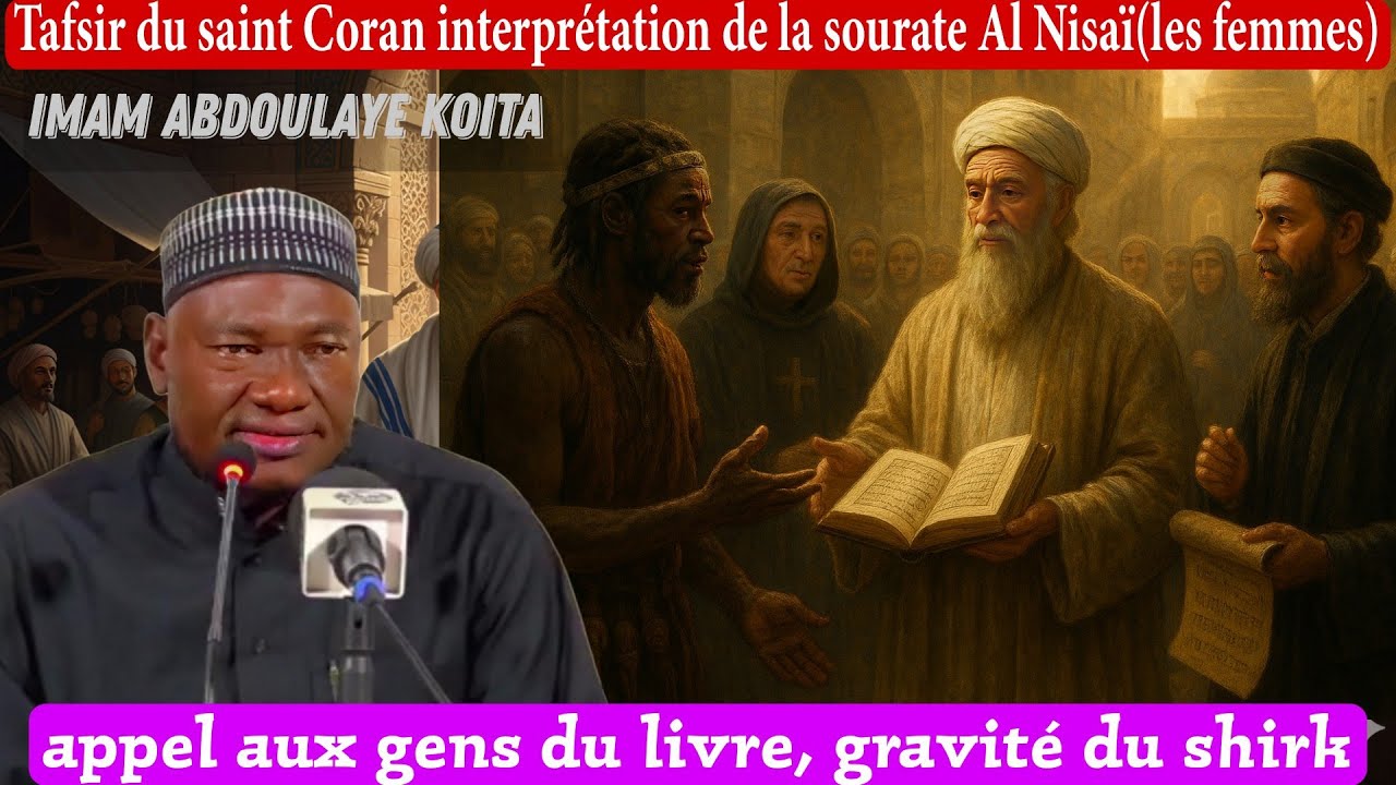Tafsir interprétation de la sourate Nisaï par imam A Koita,Humilité spirituelle,les gens su livre 