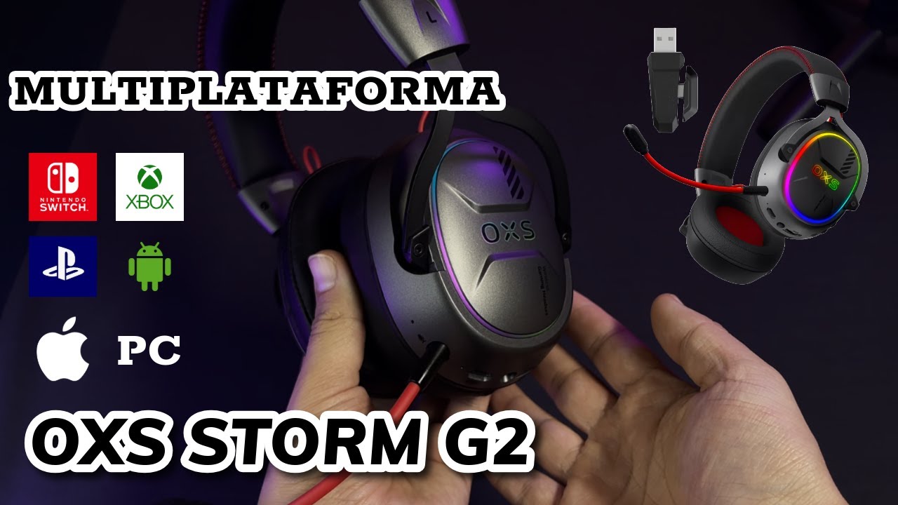 Audífonos Inalámbricos MULTIPLATAFORMA | OXS STORM G2 | ANER TECH