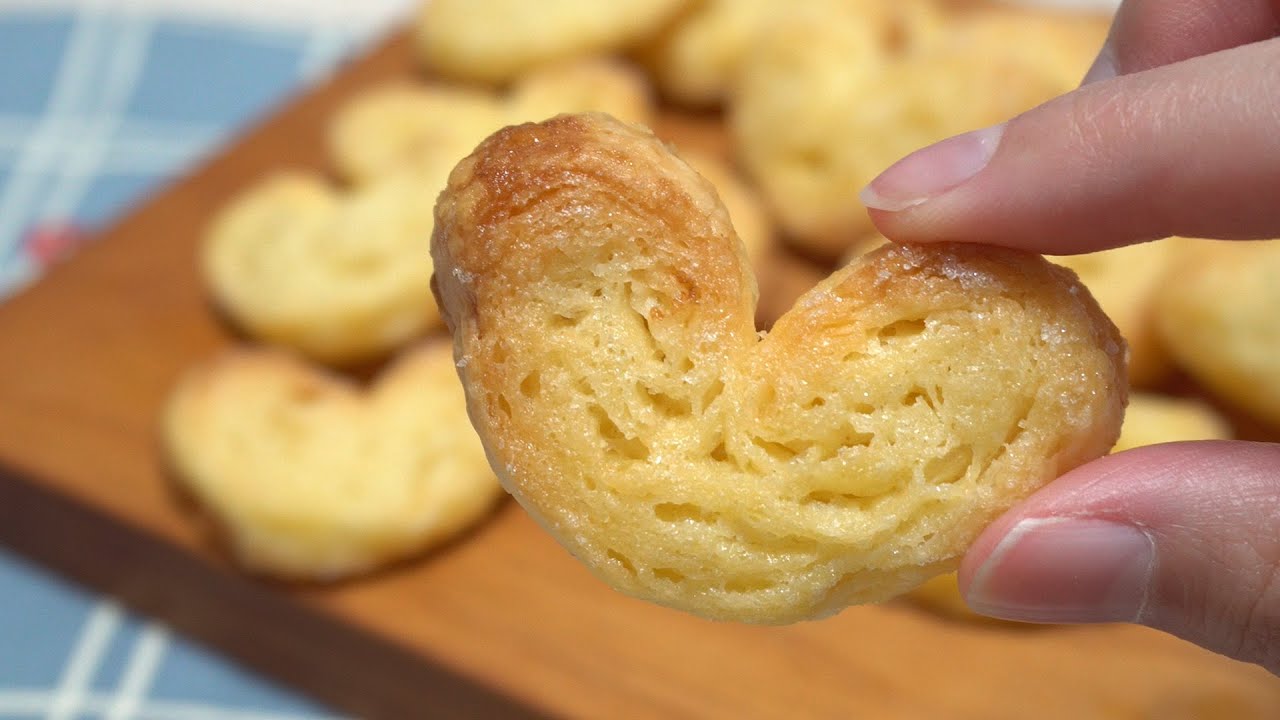 엄마손파이, 하트 빨미까레! (오븐o 에어프라이어o) Heart Palmier