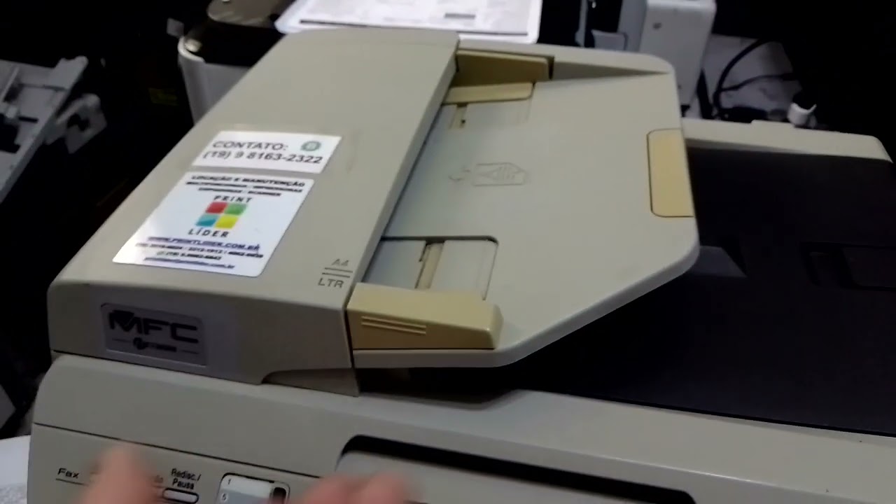 Como fazer tirar e configurar cópia xerox na impressora Brother Mfc 7440 7840
