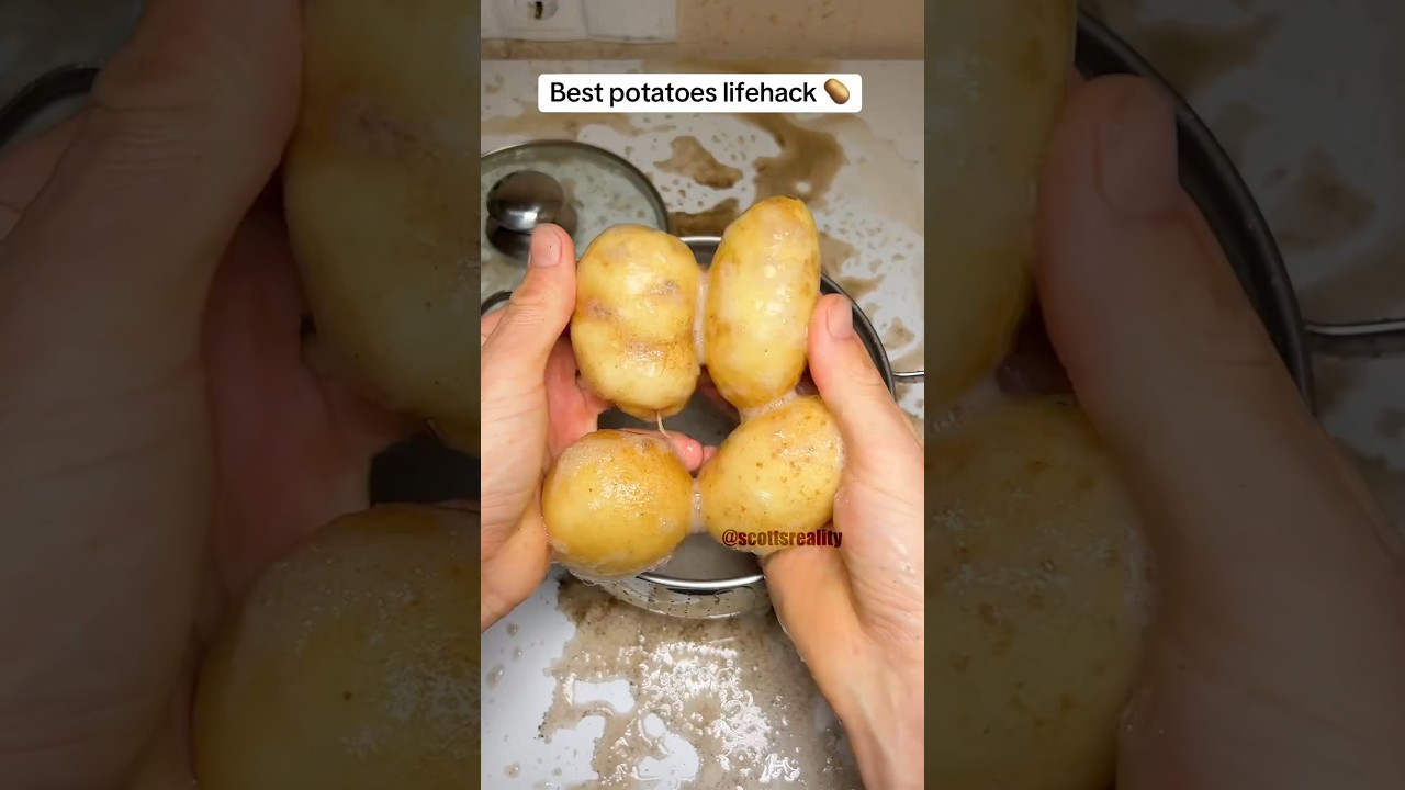 How to peel your potatoes, FAST 🥔💨