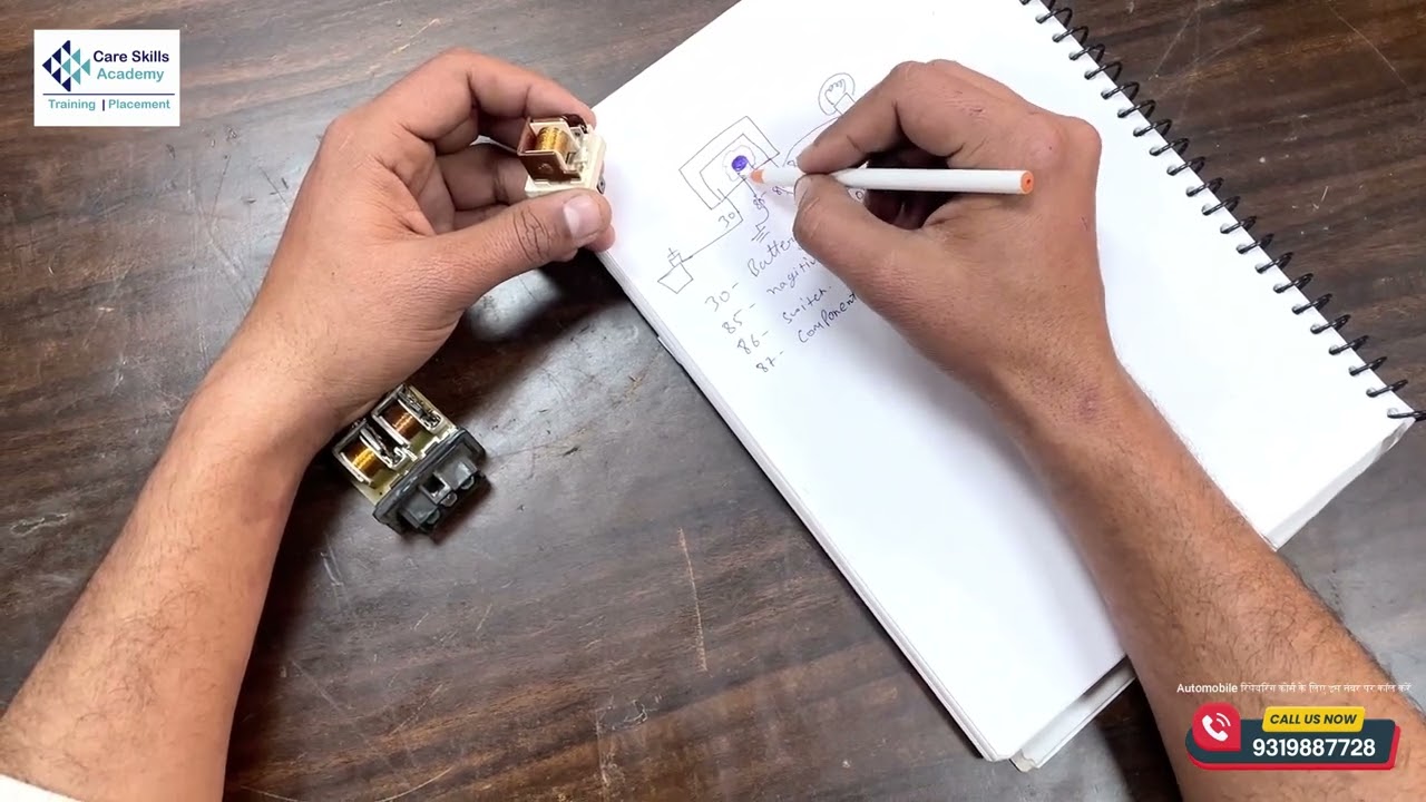 Car relay Working || Automobile Repairing Course