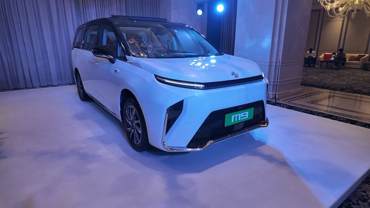 MG M9 EV: Luxury Electric MPV In A Walkaround Video