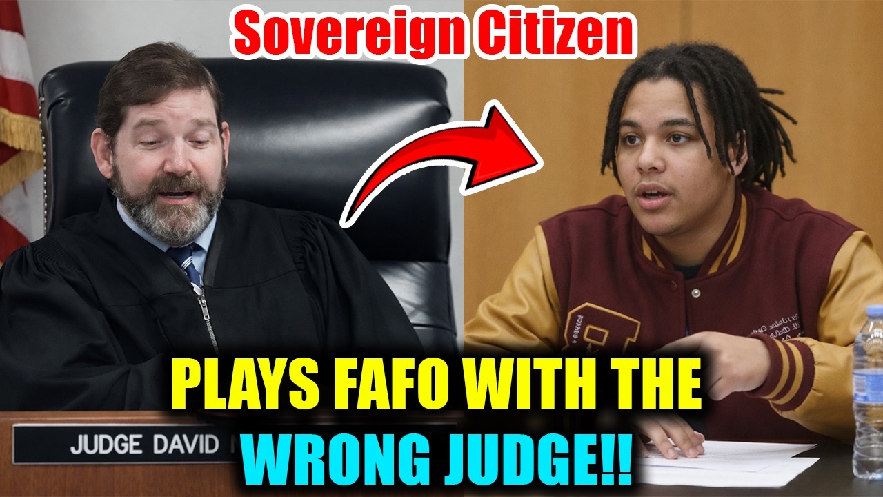 Sovereign Citizen LOSES in Court After Refusing to Accept Jurisdiction | 3 Days Jail!