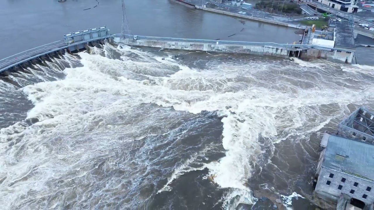 Chaudiere falls and bridge flooding may 2023