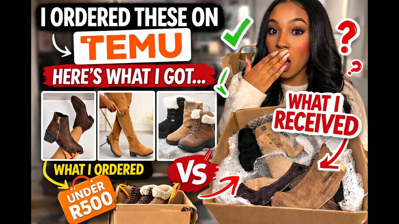 Temu South Africa Review 🇿🇦 | What I Ordered vs What I Got (Under R500 😳)