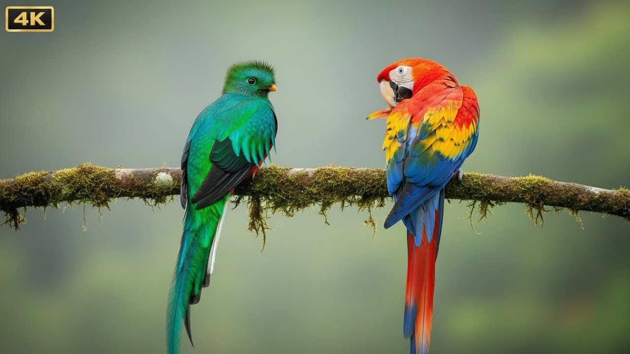 Relaxing Forest Birds & Soft Piano Music 🌿 Peaceful Nature Ambience for Sleep, Study & Stress Relief