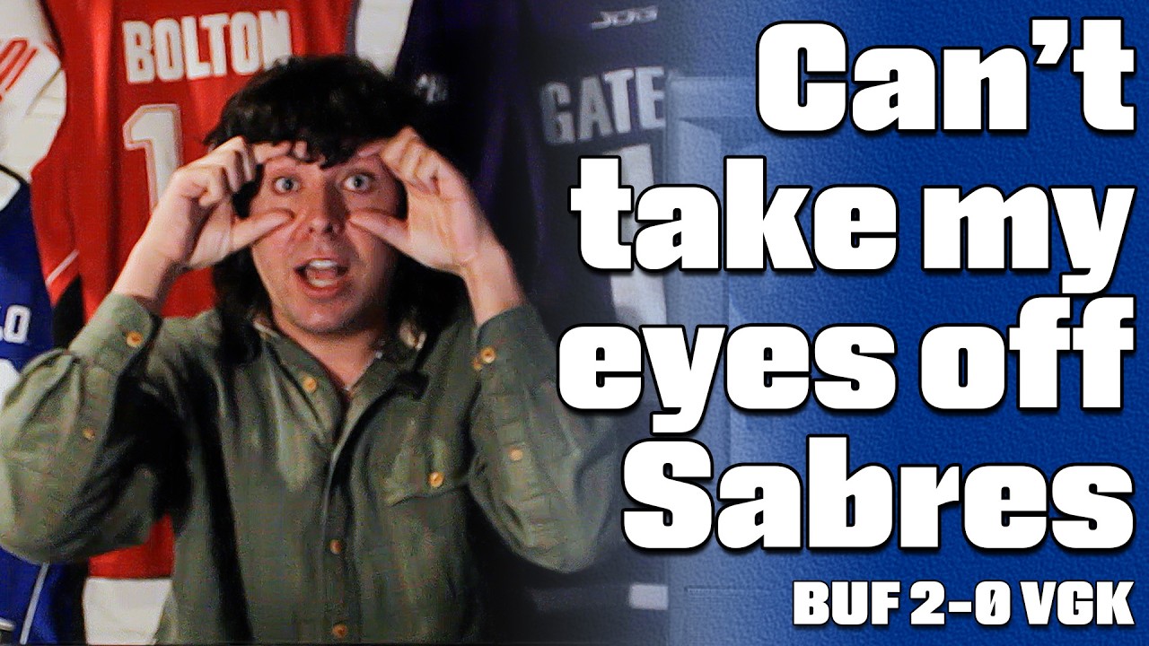 Ukko-Pekka Luukkonen SHUTS OUT Vegas, Sabres tied for first in East | Sabres 2 Golden Knights 0