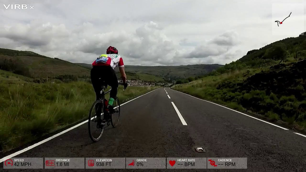 Dragon Ride 2019. Bwlch descent to Treorchy.