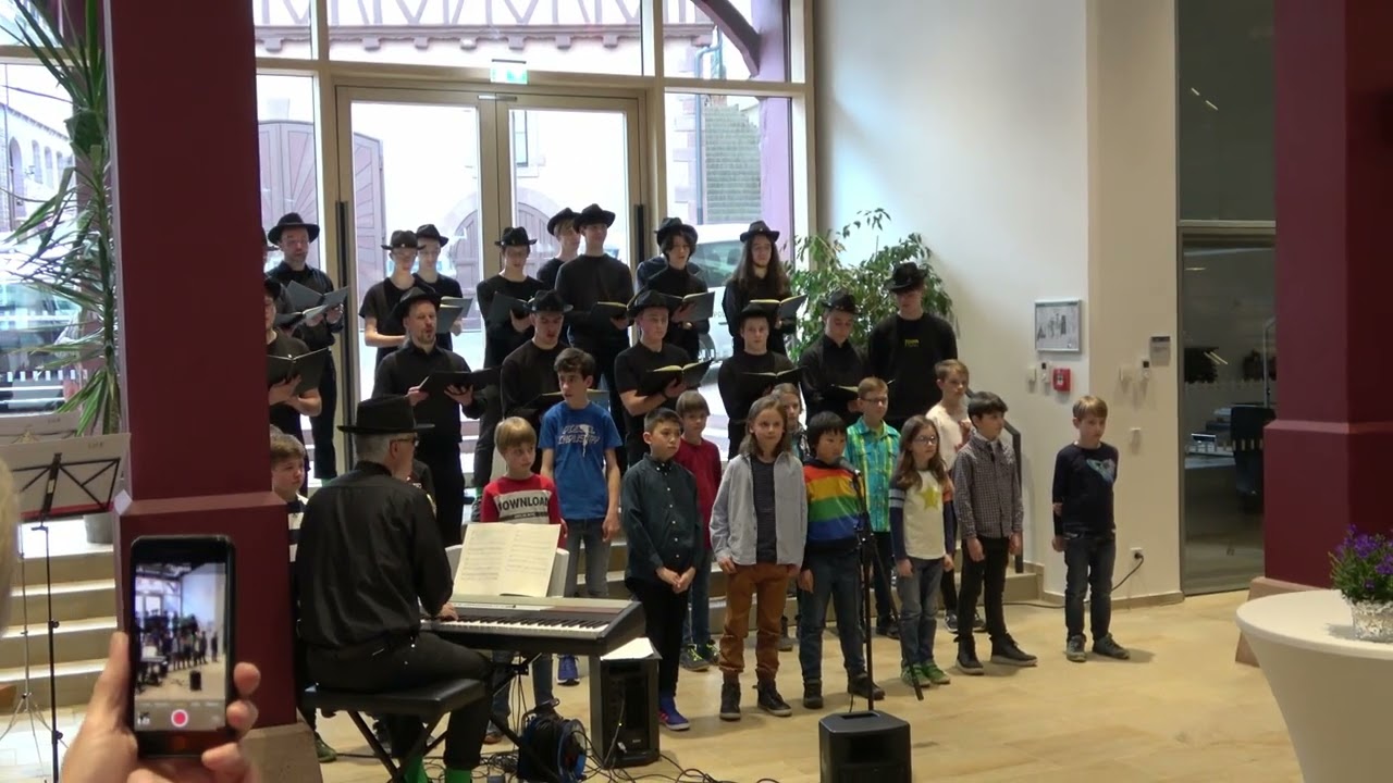 „Wir ziehen in den Frieden“ - Empfang für Udo Lindenberg in Calw - Aurelius Sängerknaben Calw