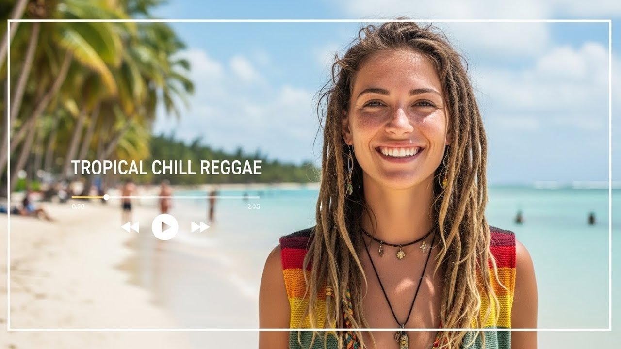 Hawaiian Relaxing Music Soft Ukulele Reggae Songs on the Peaceful Beach