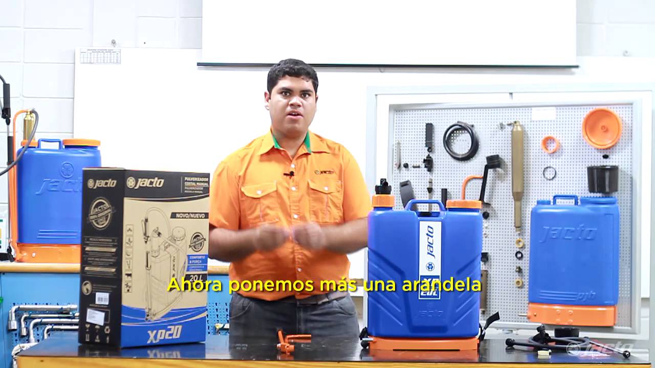 Jacto XP - Cómo assemblar su pulverizador mochila
