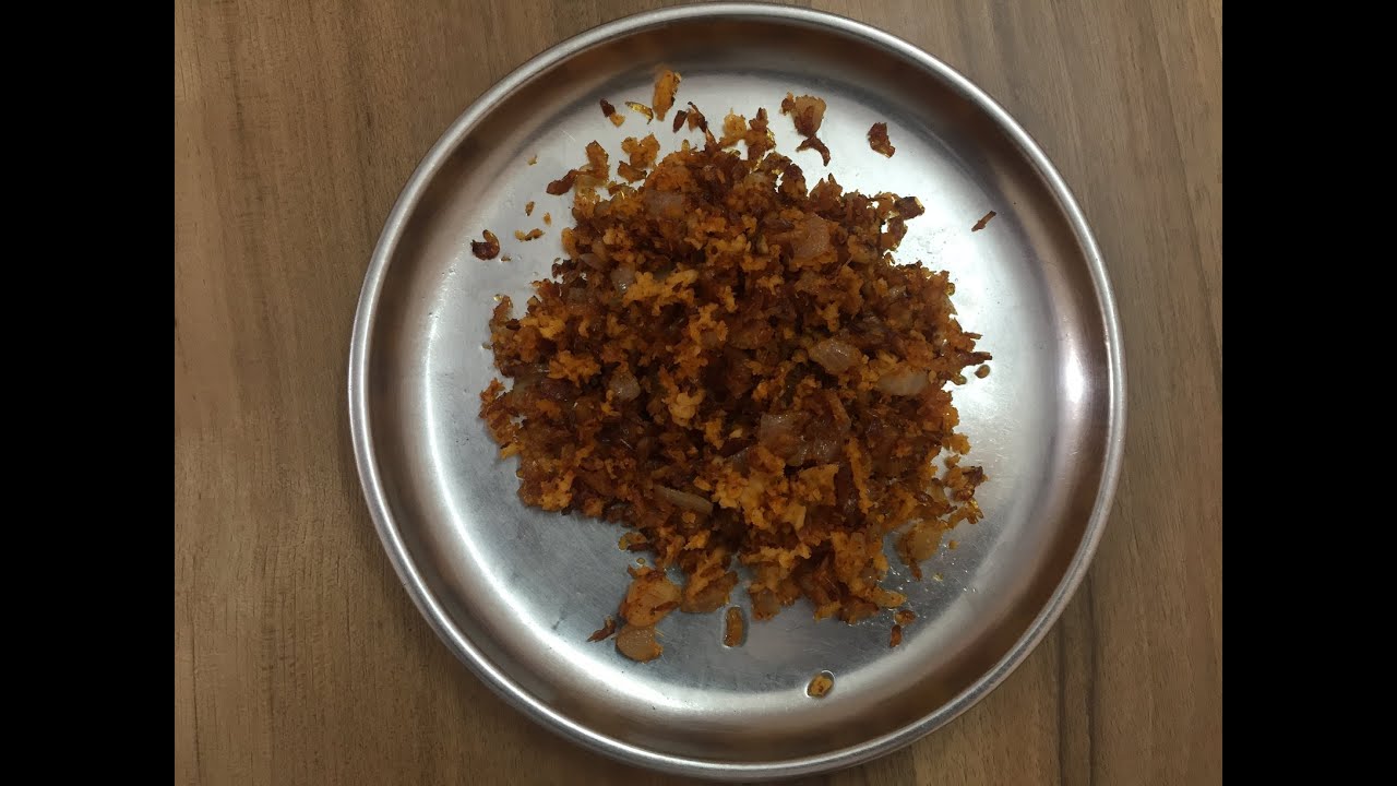 Dry Prawns Sukka - Mangalore Syle