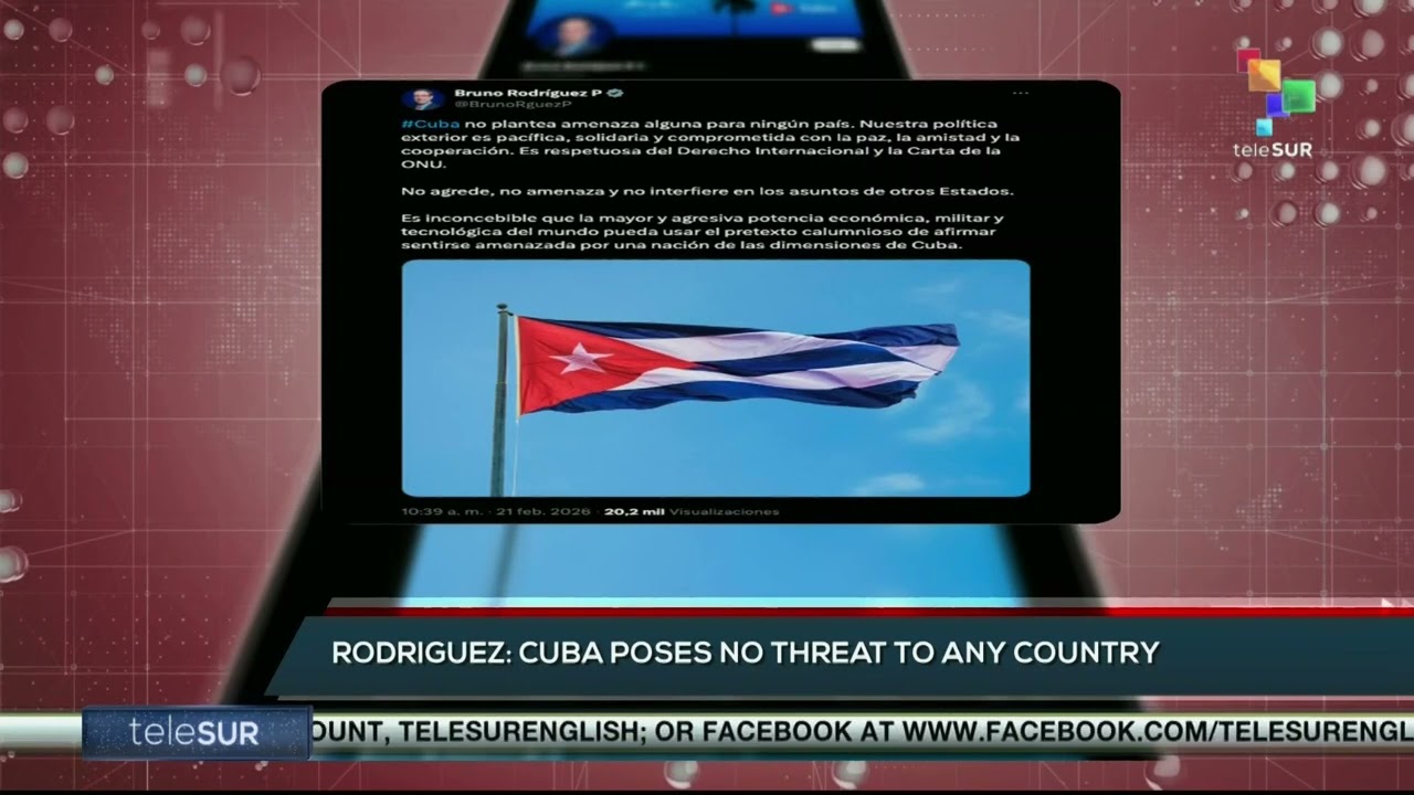 Rodriguez: Cuba poses no threat to any country