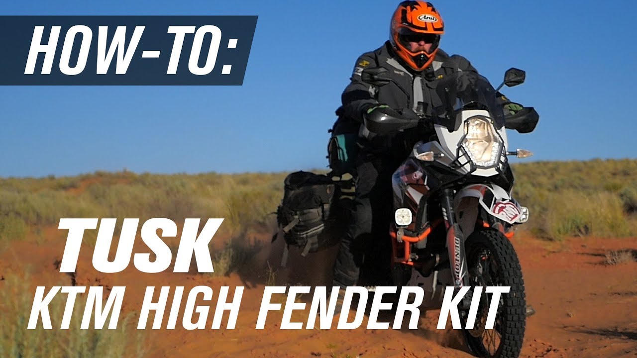 Tusk KTM Motorcycle High Fender Kit | Installation