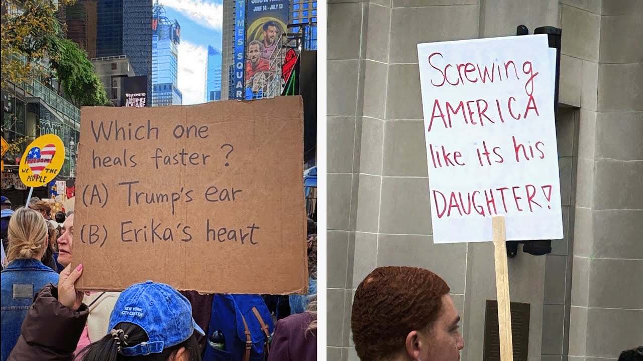 The Best Signs From The No Kings Rally