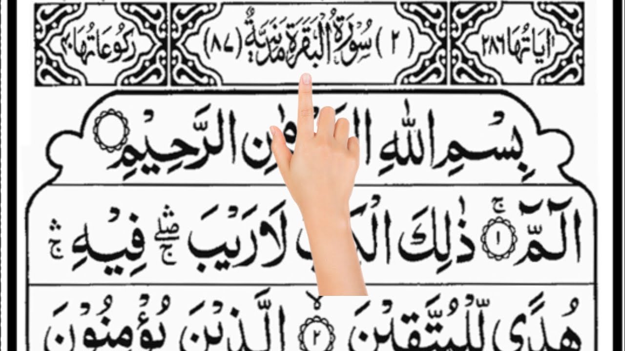 Surah Al-Baqarah | Para 1 (Alif Laam Meem) | First 3 Ruku | Tajweed & Word by Word