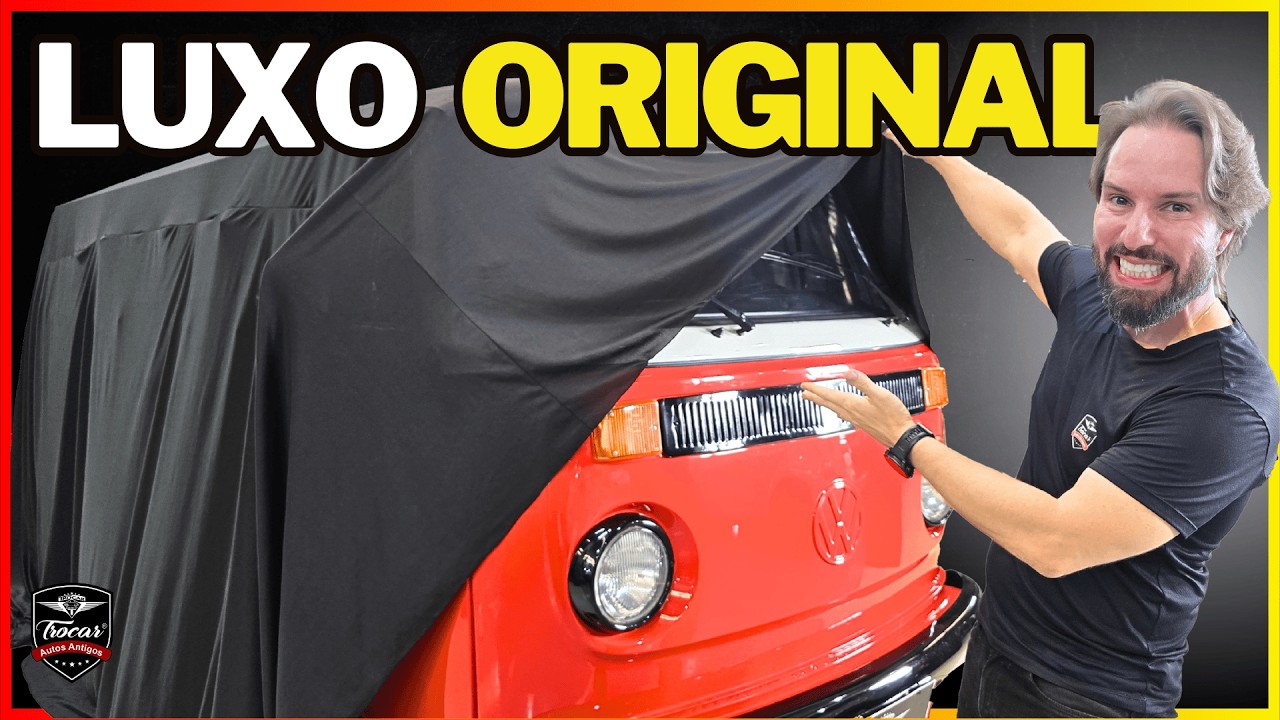 Kombi Luxo 1984 Vermelha e Branca no padrão ORIGINAL! ❤️🤍 A Versão Mais Sofisticada da Década