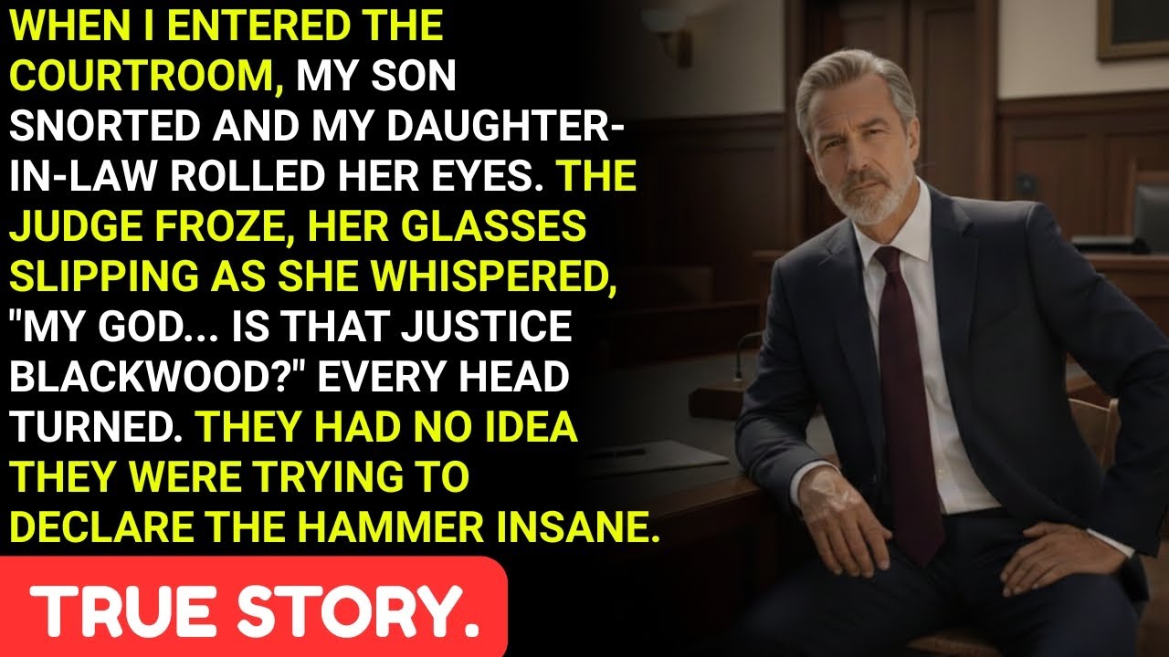 When I Walked Into a Courtroom, My Son Laughed… And His Wife Rolled Her Eyes!