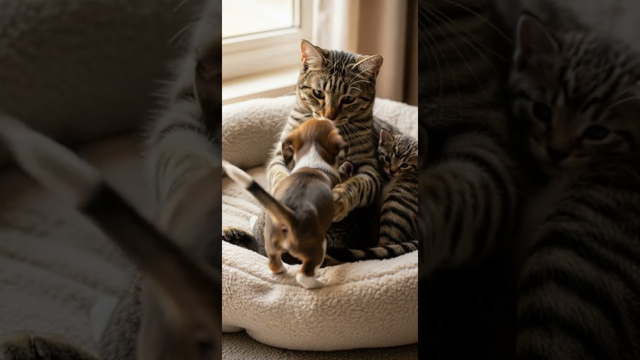 The Puppy Who Wanted to Join the Kitten Finds New Best Friend 