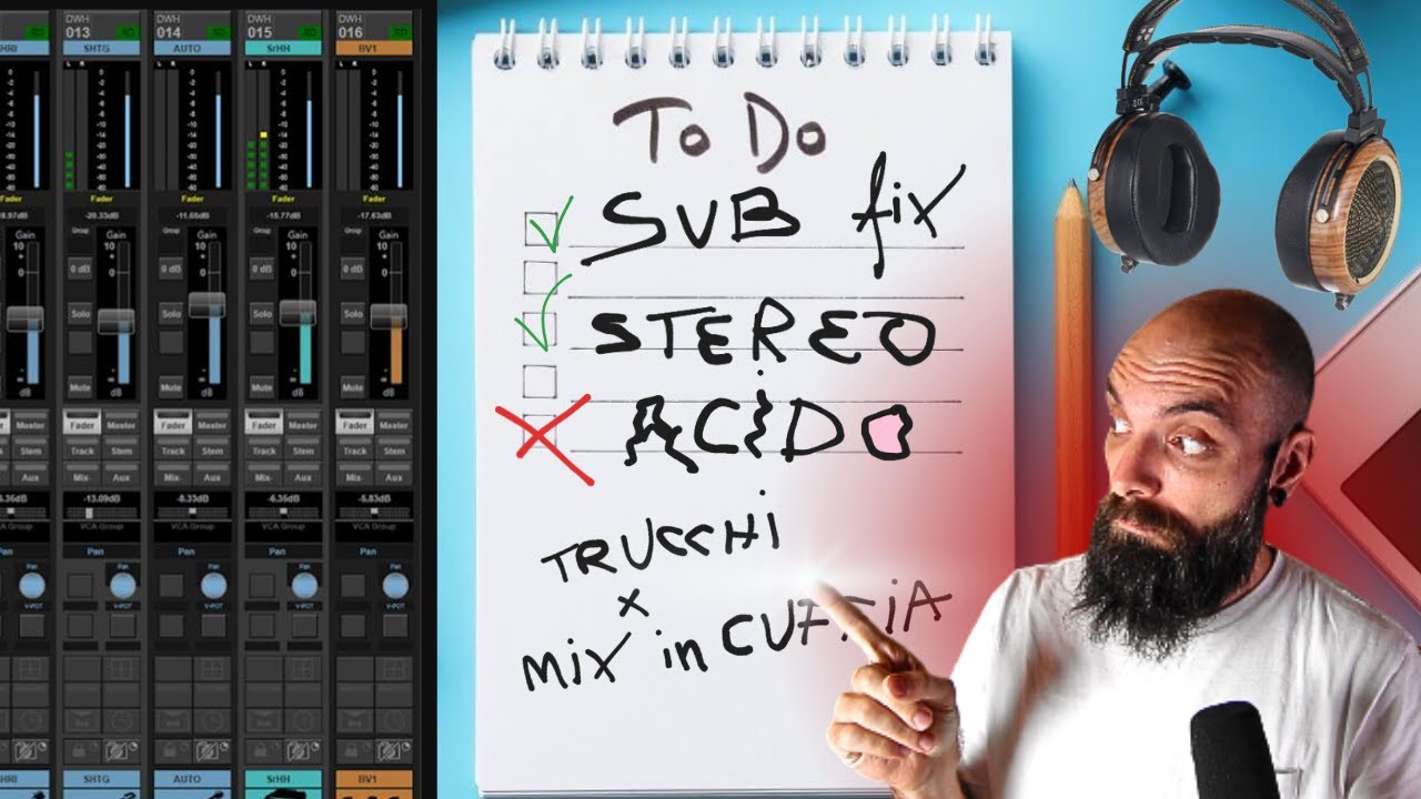 correggo il mio mix dopo le critiche di un professionista multi-platinum