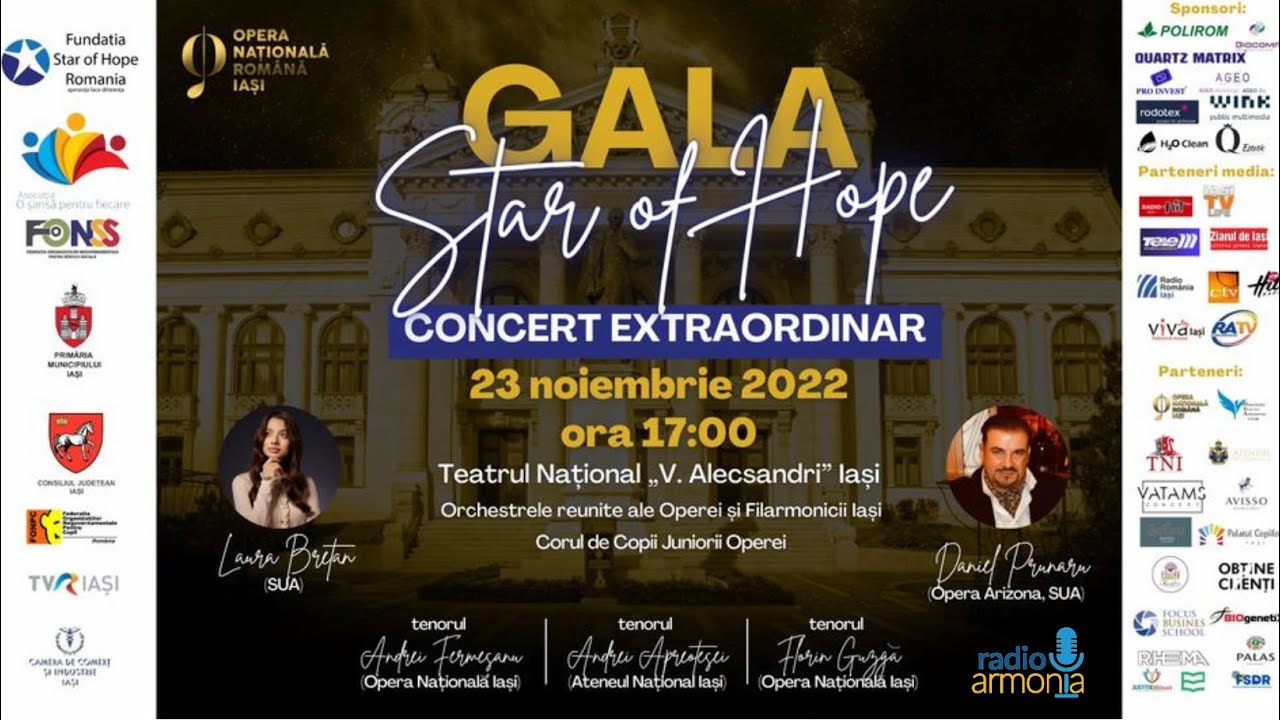 Laura Bretan si Daniel Prunaru la Gala Star of hope Iasi