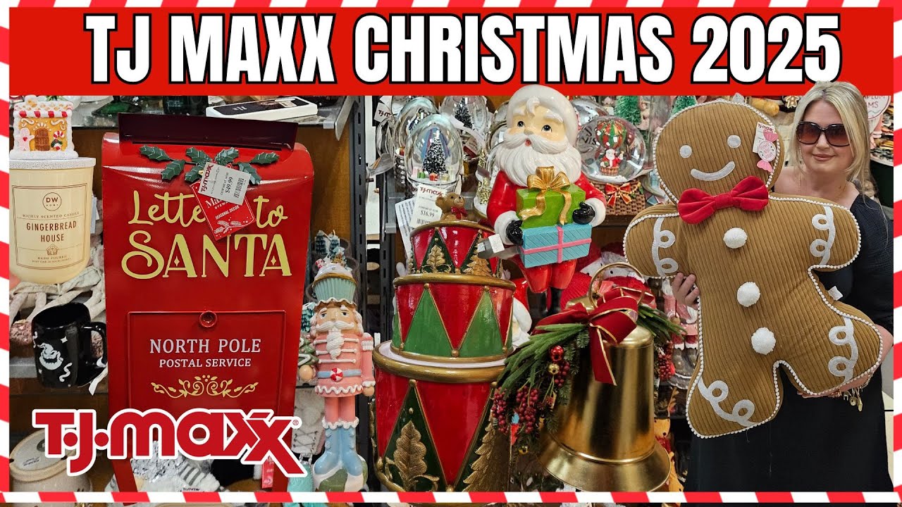 TJ MAXX CHRISTMAS 2025 УЖЕ В МАГАЗИНАХ | МАГАЗИН ДЛЯ ПРОГУЛОК #tjmaxx #christmasshopping