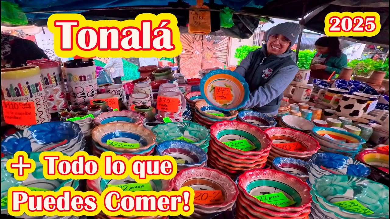 ¡Tonalá ENCONTRÉ el PLATO POZOLERO más BARATO de MEXICO!