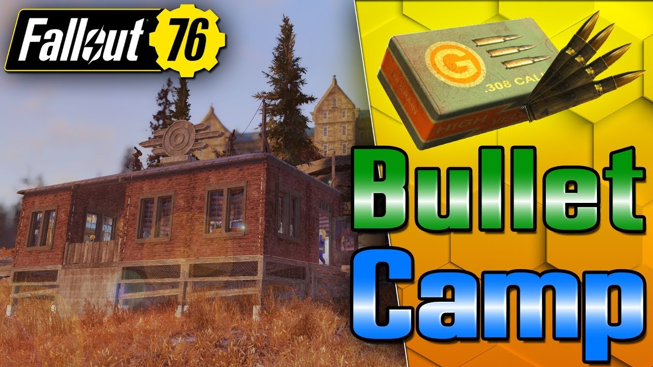 My Camp Makes Ammo & Adhesive! - Fallout 76 C.A.M.P Building