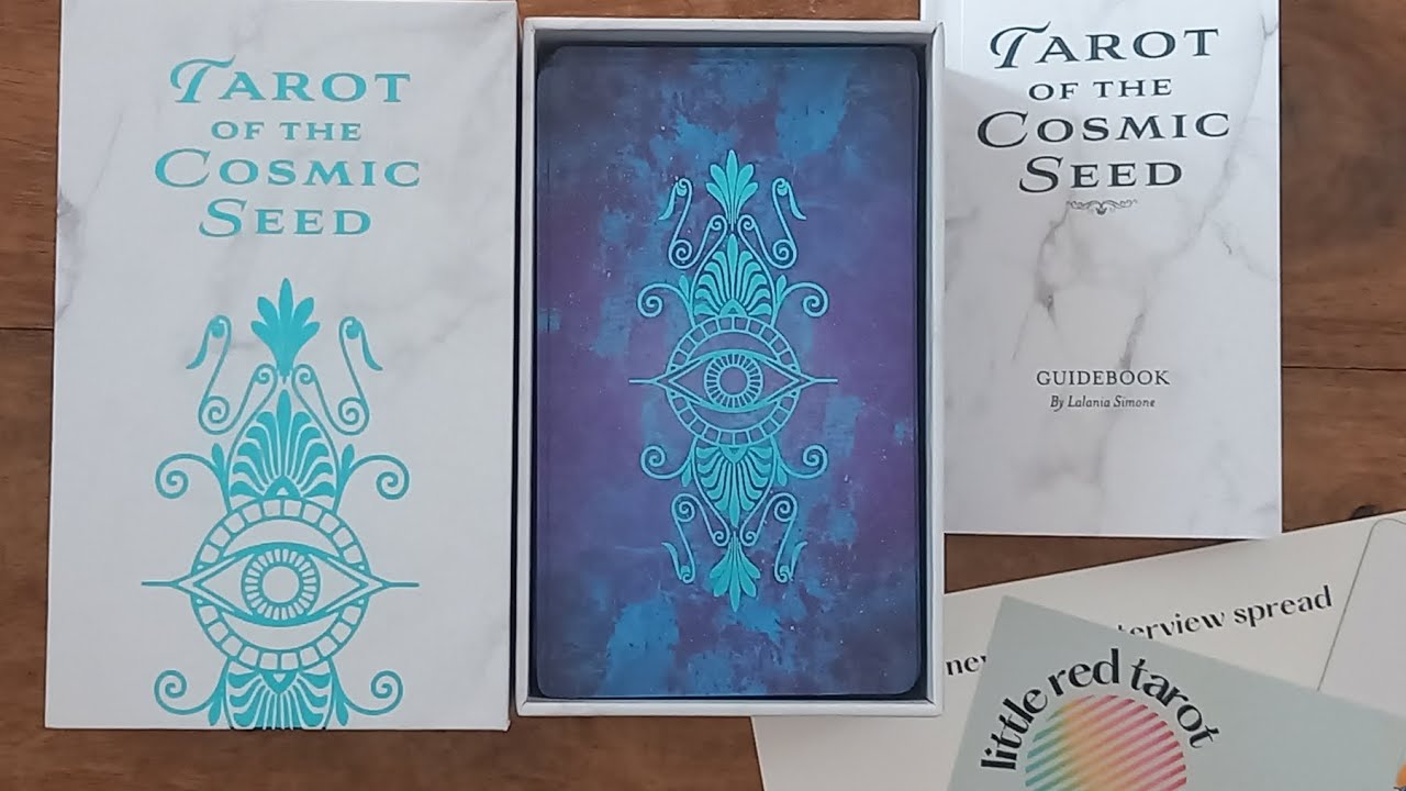 Tarot of the Cosmic Seed 2nd Edition by Lalania Simone  - unboxing