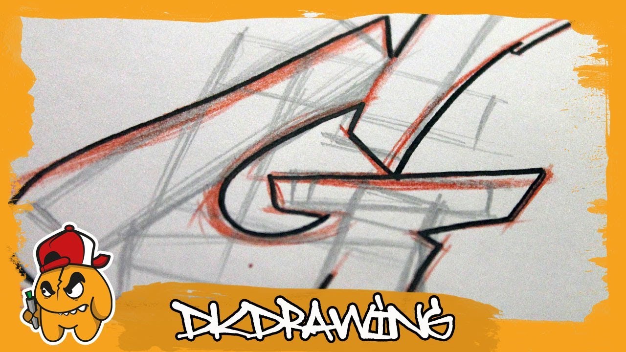 Graffiti Tutorial for beginners - How to draw & flow your graffiti letters - Letter G
