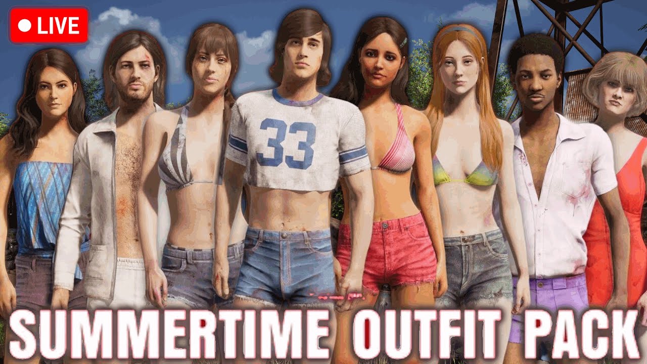 Connie, Julie, Ana, Maria - Summertime Outfit Pack - Texas Chainsaw Massacre - (LIVE)