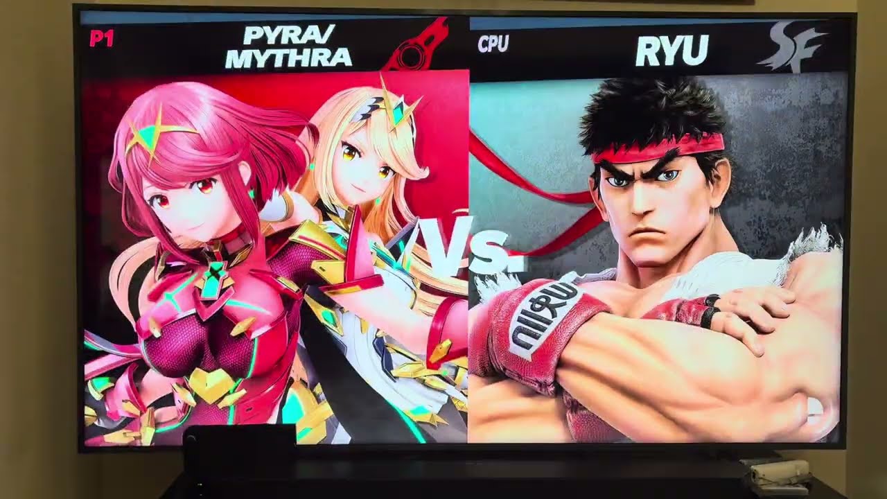 Super Smash Bros Ultimate - Pyra VS Ryu