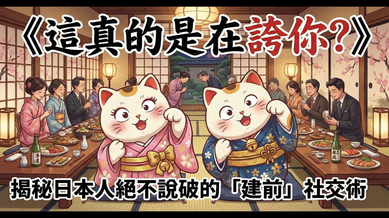💞 是虛偽還是溫柔？深挖「建前」背後的極致體貼，掌握「讀空氣」贏得日本人心的終極祕訣！