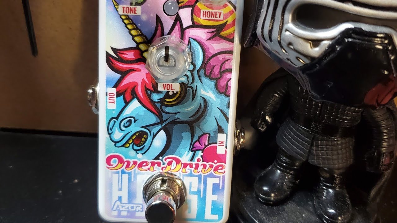 Review & Demo: Azor Horse Overdrive Effects Pedal!! A horse with a horn... thats a Unicorn!!
