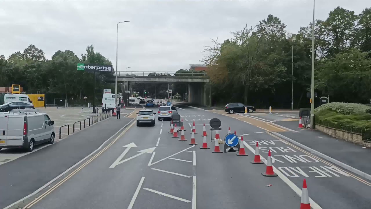 🇬🇧 BUS ROUTE TIMELAPSE I Oxford Bus Company city4: Oxford ➔ Abingdon
