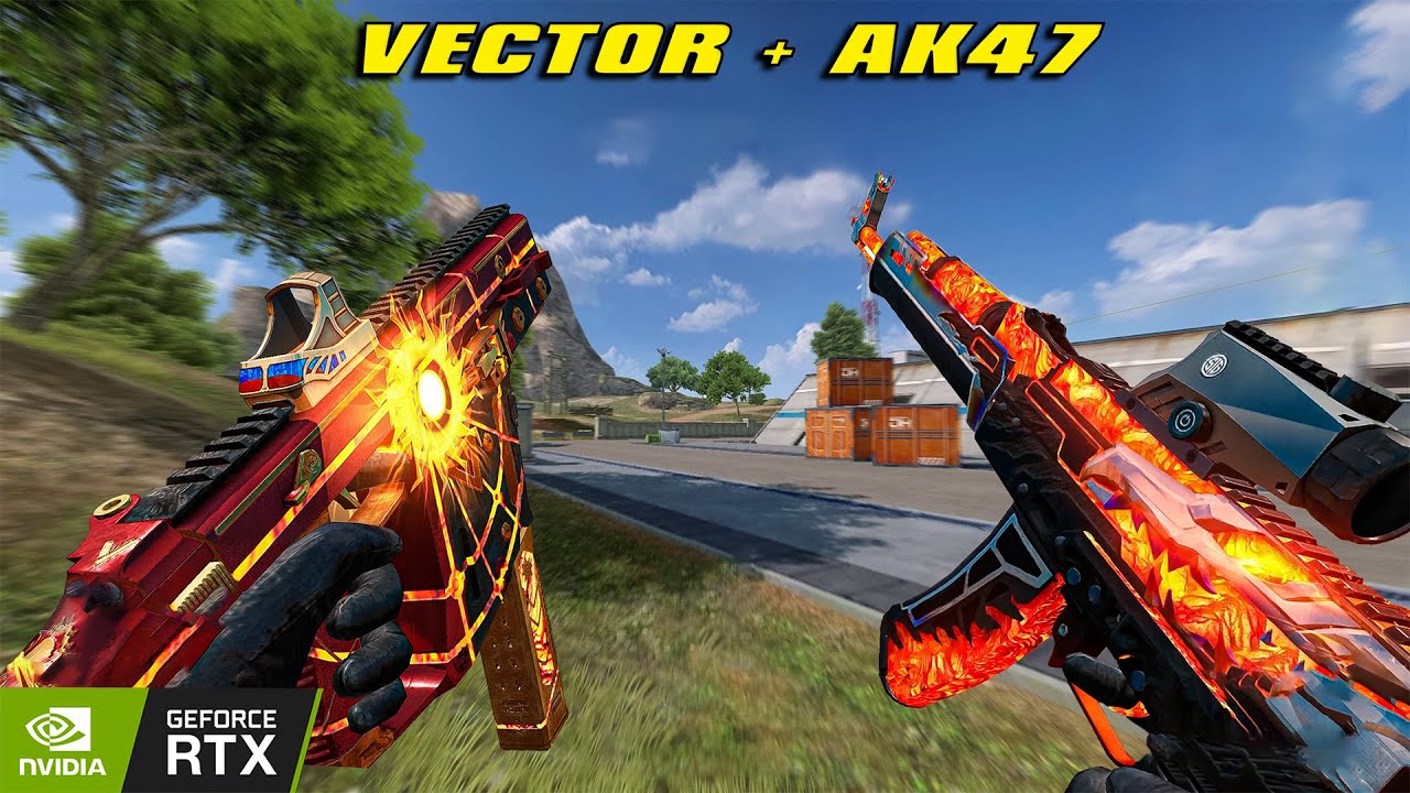Vector Twilight + AK47 Hellhound Random squad Evo Blood Strike Max Graphic 2 Match