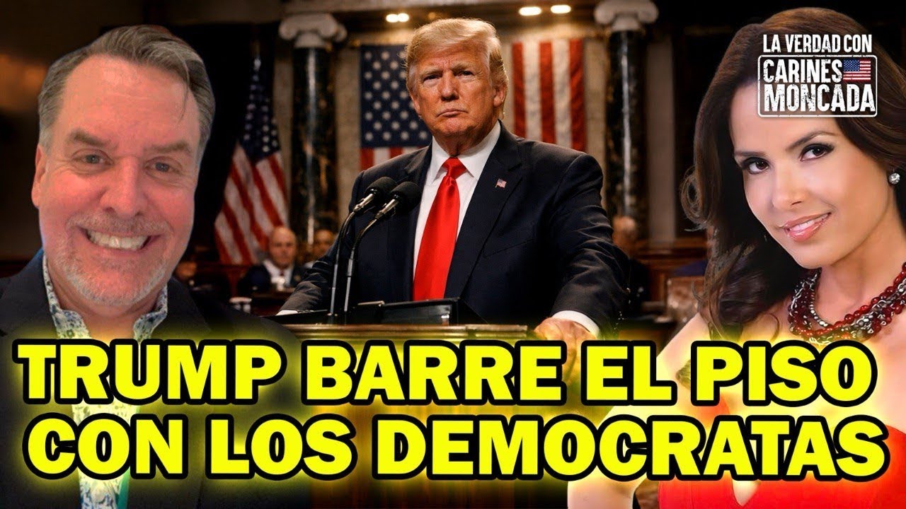 TRUMP BARRE EL PISO CON LOS DEMOCRATAS - La Verdad Con Carines Moncada