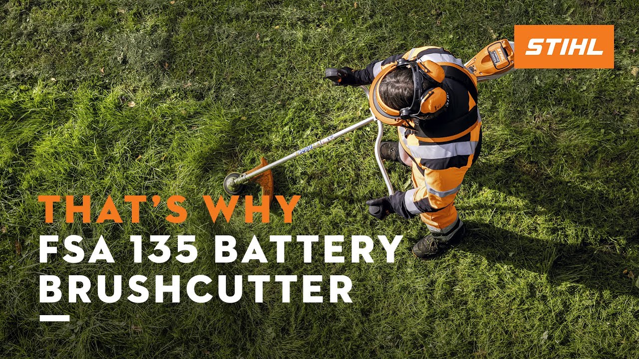 STIHL FSA 135 battery brushcutter | That's why