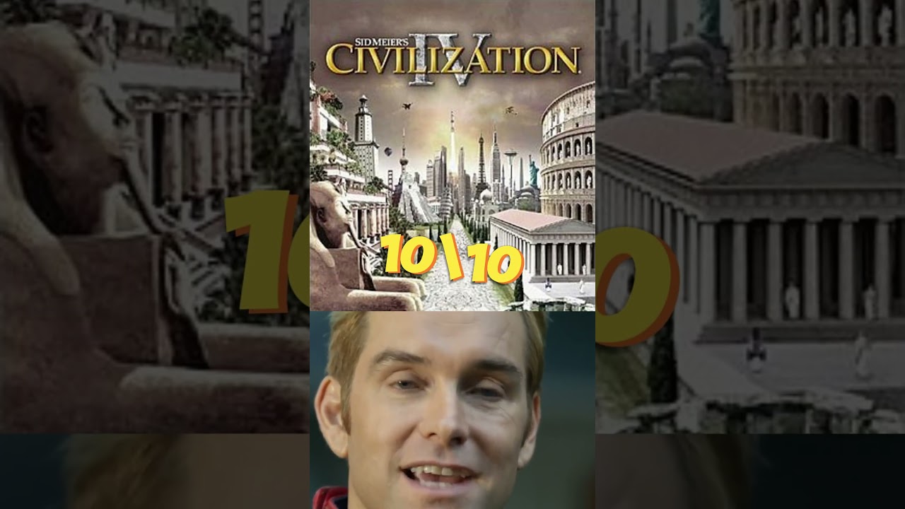 CIVILIZATION GAMES RANKED BY MEMES  #short #shorts #games #videogames #civilizatio #sidmeier's