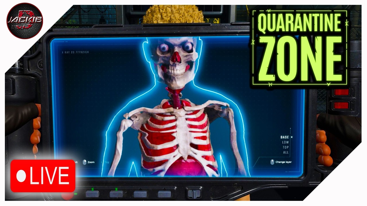 🔴 LIVE - ZOMBIE TSA! ~ Quarantine Zone: The Last Check ~ FIRST TIME PLAYING