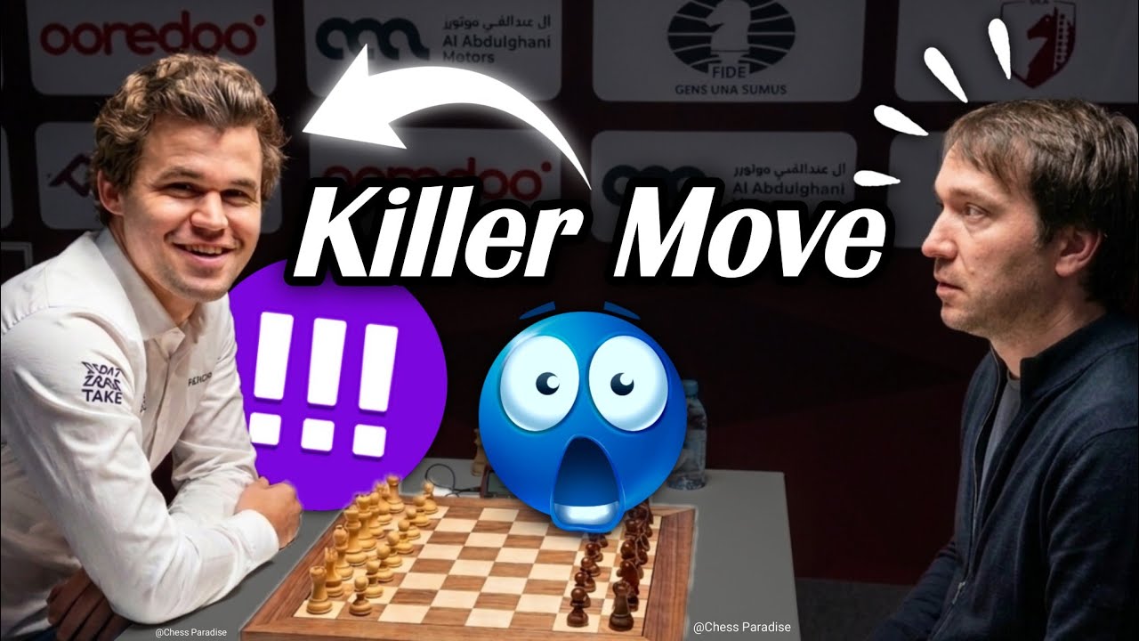 What A Move!😱...Magnus Carlsen Just Made a Killer Move