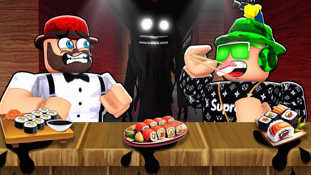 DON'T EAT SUSHI in ROBLOX (Scary Sushi)