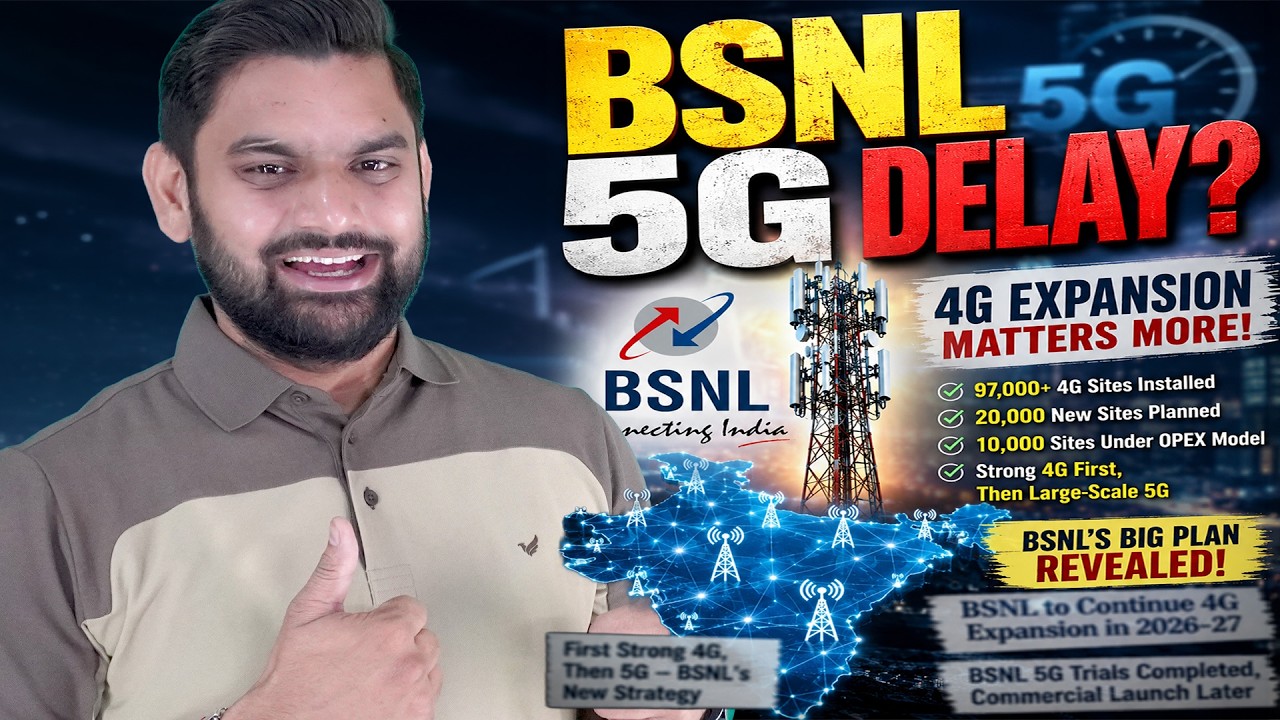 BSNL 5G Wait & Massive Delay & 4G Expansion Plan Revealed
