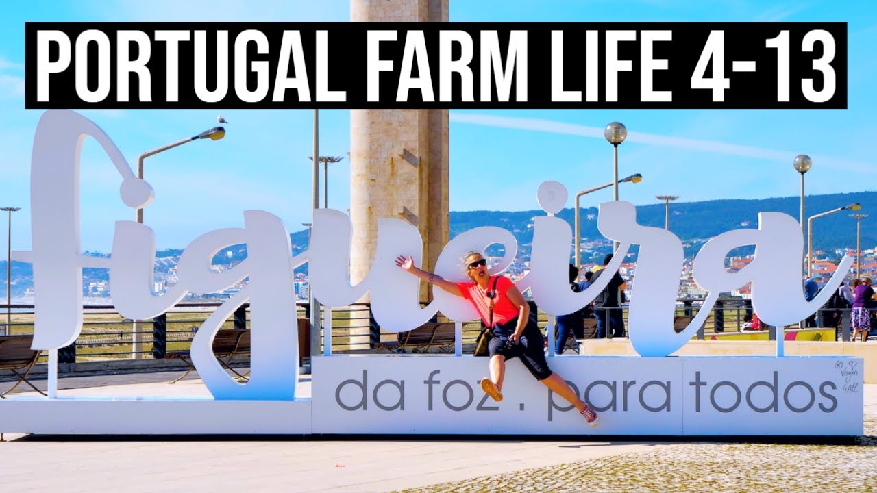 We visit Figueira da Foz | PORTUGAL FARM LIFE S4-E13 ❤🌞🌊