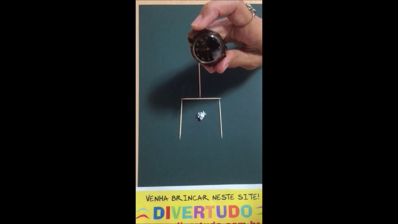 Dois palitos - Brincadeira no Divertudo