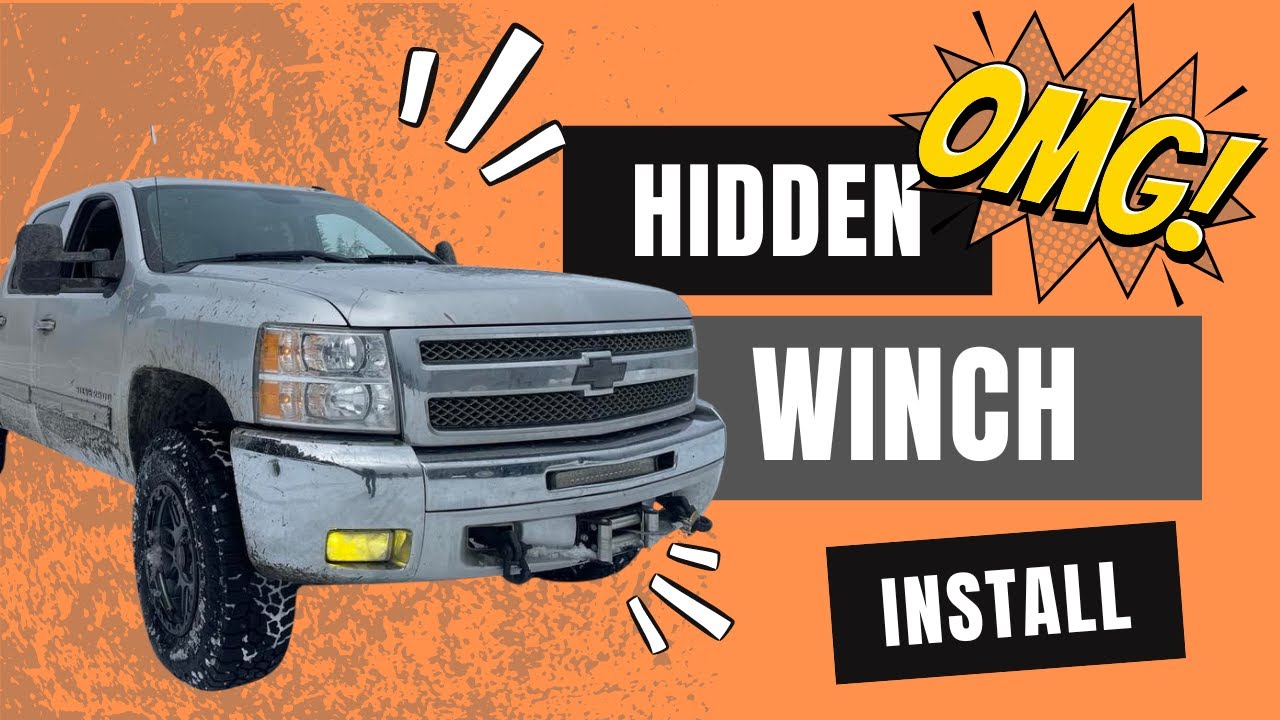 Badland 9500 Winch + Rough Country Hidden Winch Plate + 2012 Silverado 1500