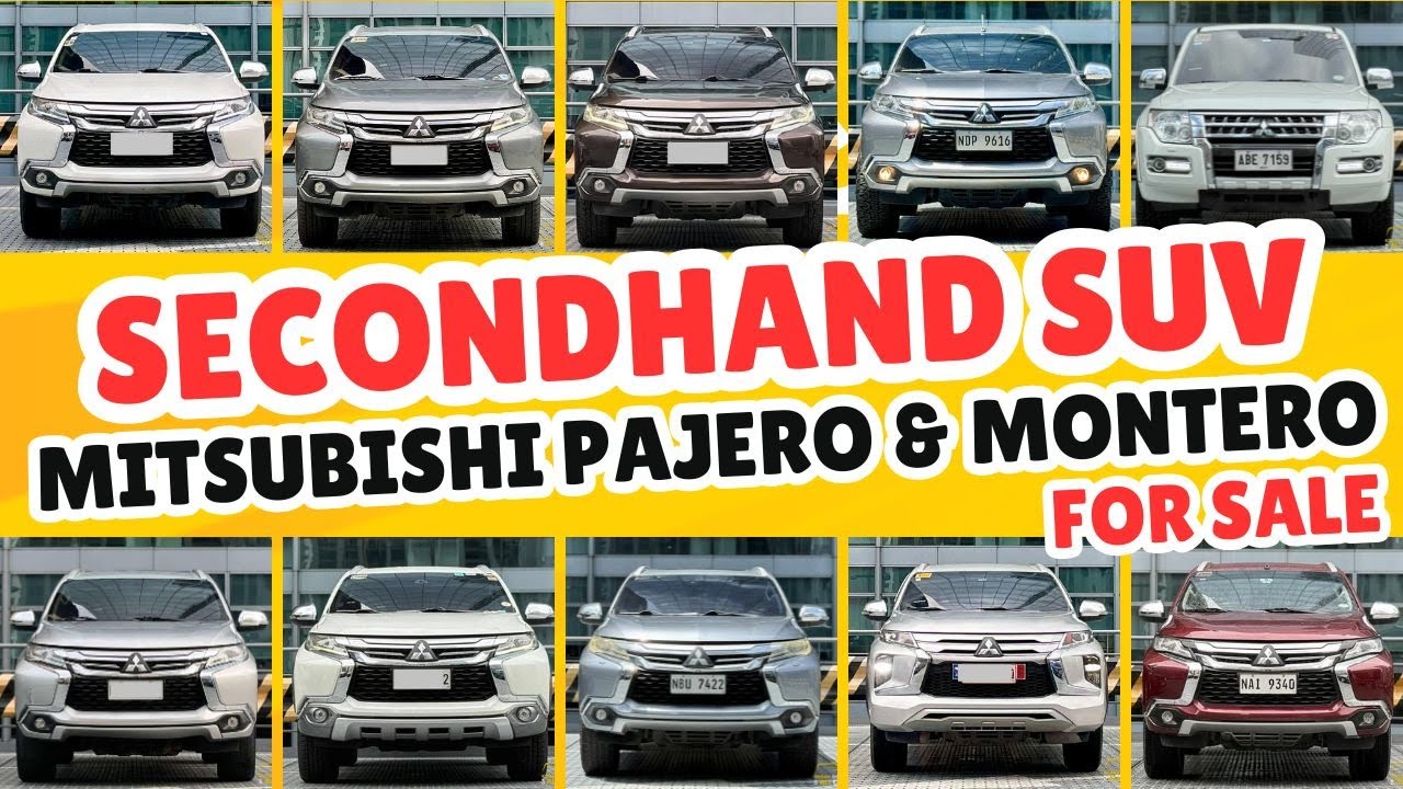 TOP 10 SECONDHAND MITSUBISHI CARS IN PHILIPPINES | Used SUV Mitsubishi Pajero & Mitsubishi Montero